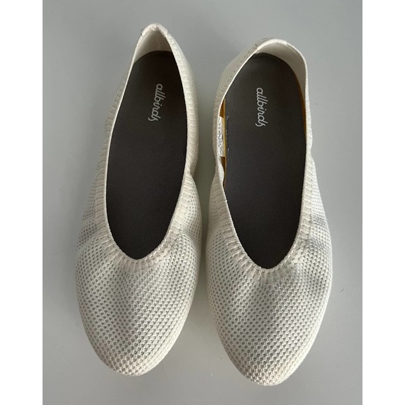 Allbirds Tree Breezers Point - Natural White - Women's Size 6.5 - Picture 4 of 8